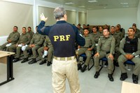 PRF recebe os novos policiais militares integrantes do CPRE em Natal/RN