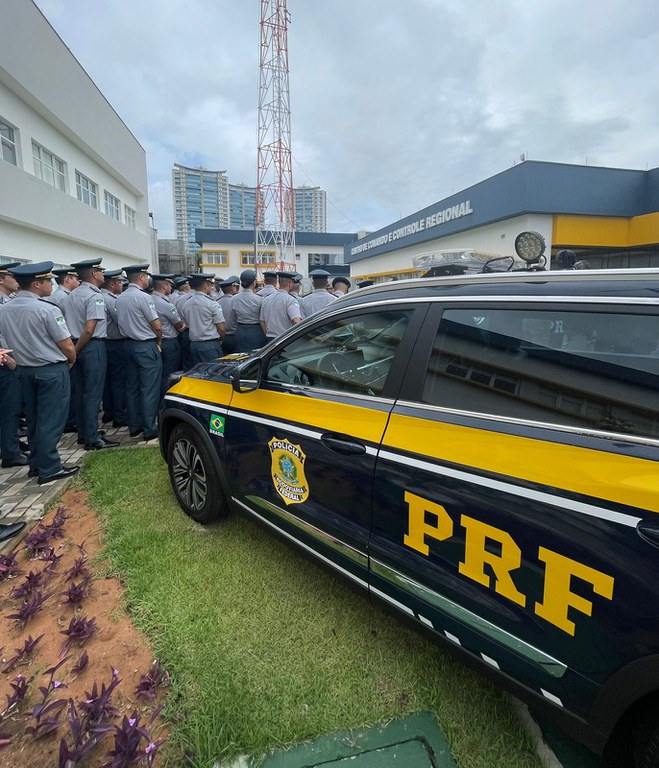 PRF recebe visita de Alunos Oficiais da PM/RN na sede da PRF no Rio Grande do Norte