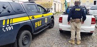 PRF recupera em Macaíba/RN caminhonete roubada e prende homem