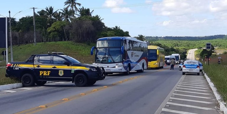 PRF realiza o I Exercício Nacional de Prontidão dos Grupos de Fiscalização de Trânsito e Transporte (GFT) no RN