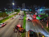 PRF, Polícia Civil, CPRE, DETRAN e STTU realizam ação integrada de combate à embriaguez ao volante em Natal/RN