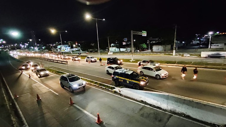 Polícia Rodoviária Federal intensifica fiscalização de alcoolemia na Semana Nacional de Trânsito em ação integrada com a Polícia Civil em Natal/RN