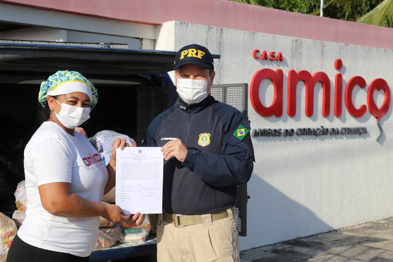 PRF finaliza a entrega de alimentos arrecadados pela campanha “Estrada Solidária” no RN