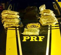 Traficante é preso pela PRF com skunk e kief, droga incomum no RS