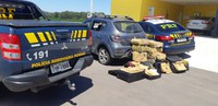 PRF prende dupla de traficantes e apreende mais de 244 quilos de maconha em Turuçu/RS