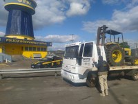 PRF recupera caminhão e trator poucas horas após furto