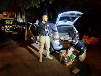 PRF prende traficante transportando quase 100 quilos de  maconha em Farroupilha