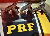 PRF intercepta carregamento de armas vindas do Paraguai