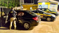 PRF prende mulher com carro clonado em Pantano Grande