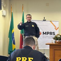 Gestão da PRF no RS se reúne com efetivo da Delegacia em Lajeado/RS