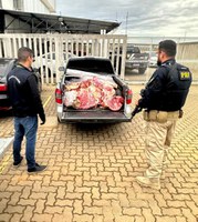 PRF prende homem com 350 quilos de carne sem procedência e refrigeração em Guaíba/RS