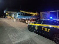 PRF recupera caminhão em Caçapava do Sul/RS