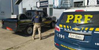 PRF recupera caminhonete negociada pelo golpe do depósito falso em São Leopoldo/RS