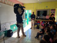 PRF realiza ação educativa em colégio infantil em Soledade/RS