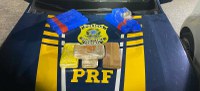 PRF prende traficante com cocaína, crack e maconha em Bagé/RS