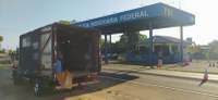 PRF apreende 10 máquinas caça-níqueis dentro de caminhão de mudança em Eldorado do Sul/RS