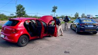 PRF prende criminoso com carro clonado em Eldorado do Sul