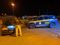 PRF recupera em Rosário do Sul/RS carro roubado na última sexta-feira em Portão/RS