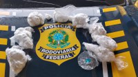 PRF prende motorista de aplicativo transportando cocaína em Rosário do Sul/RS