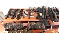 Operação policial integrada recupera 62 armas roubadas e prende seis criminosos