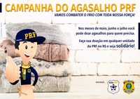 PRF lança campanha de arrecadação de agasalhos