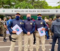 PRF participa da formatura do Estágio de Adestramento e Emprego de Cães de Guerra do 3º Batalhão de Polícia do Exército