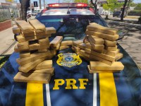 PRF prende traficante com 60 quilos de maconha após fuga em Santa Maria