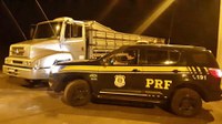 PRF recupera caminhão furtado