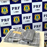 Em Ariquemes/RO, PRF apreende 5,36 Kg de cocaína