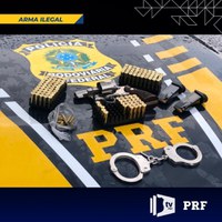 Em Rondônia, PRF apreende diversas armas e munições