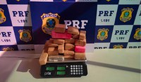 Em Vilhena/RO, PRF apreende mais de 5 KG de Maconha