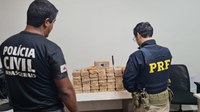 Em Curvelo/MG, realizando Operação Integrada, PRF e PCMG apreendem 50 KG de Cocaína