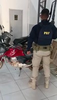 Em Porto Velho/RO, PRF identifica motocicleta adulterada