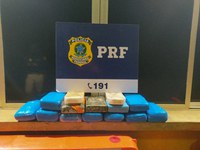 Em Porto Velho/RO, PRF apreende mais de 15 Kg de drogas ilícitas