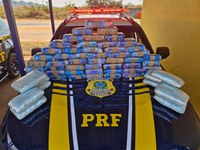 Em Porto Velho/RO, PRF intercepta quase 60 kg de cocaína e maconha em ônibus