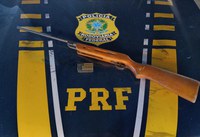 PRF apreende rifle de fabricação artesanal e dezenas de munições em Vilhena/RO