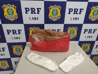 Em Ariquemes/RO, PRF intercepta carga de cocaína avaliada em mais de R$ 200 mil