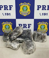 Em Ji-Paraná-RO, PRF apreende 4,2 kg de cocaína