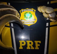 Em Ji-Paraná/RO, PRF faz grande apreensão de pasta base