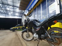 Em Ariquemes/RO, PRF identifica motocicleta clonada