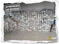 Em operação integrada, PRF e PMRO apreendem mais de 1 tonelada de cocaína