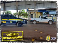 Em Pimenta Bueno/RO, PRF recupera carro roubado em Minas Gerais