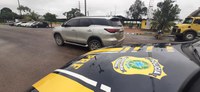 Em Porto Velho/RO, PRF identifica caminhonete de luxo clonada