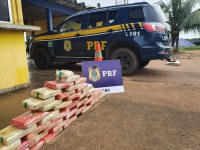 Em Porto Velho/RO, PRF apreende 47 kg de cocaína