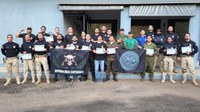 Em Porto Velho/RO, PRF participa de Curso de APH em Combate