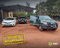 Em Guajará-Mirim/RO, PRF recupera dois veículos roubados em 1 dia