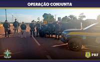 Em Porto Velho/RO, PRF e PM realizam atividade conjunta de combate ao Crime