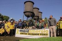 Em Porto Velho/RO, PRF participa de Motociata alusiva ao Maio Amarelo