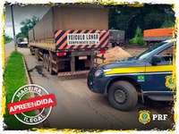 Em Rondônia, PRF identifica transportes irregulares de madeira