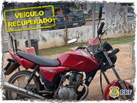 Em Rondônia, PRF recupera duas motocicletas roubadas